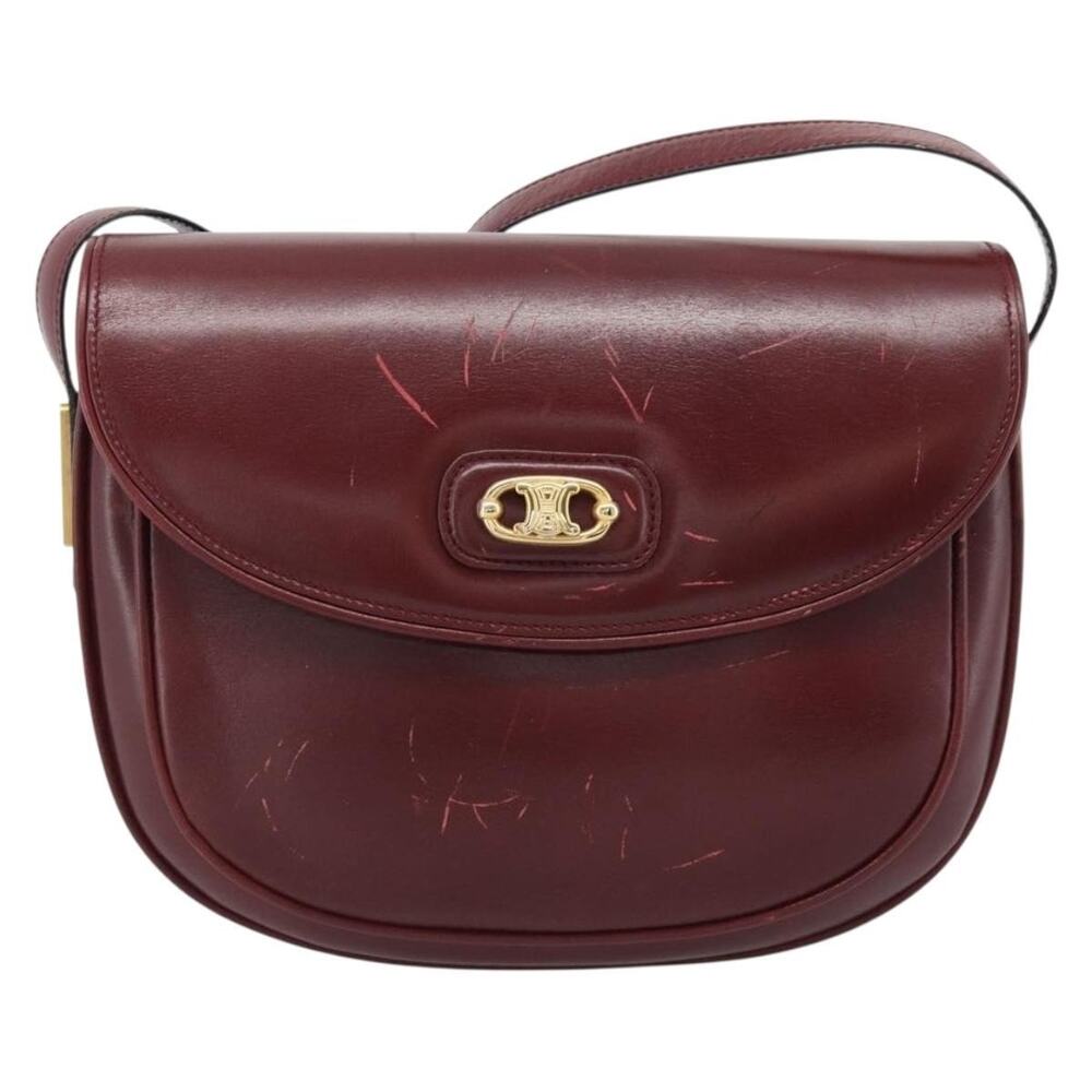 Celine Triomphe Shoulder Bag Red